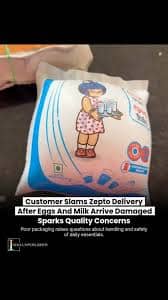 Damaged Dairy Delivery Sparks Quality Concerns