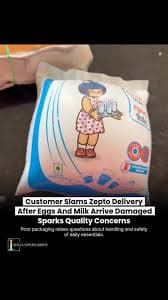 Damaged Dairy Delivery Sparks Quality Concerns