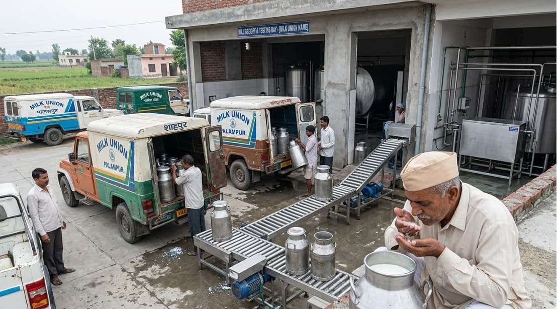 Milk Collection Centres Under Cooperative Framework