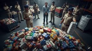 Delhi Police Bust Expired Food & Dairy Racket