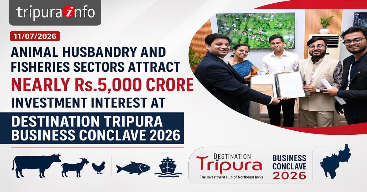 Tripura Attracts ₹5,000 Crore in Dairy & Fisheries Investment