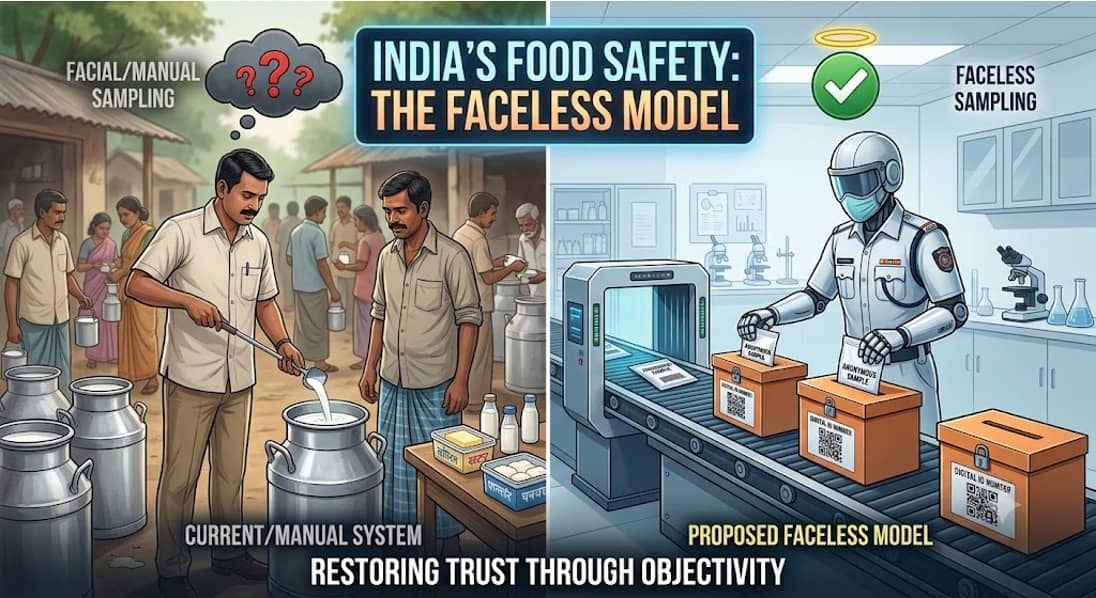 Trust, Not Transfers: Why India's Food Safety System Needs a Faceless Sampling Model