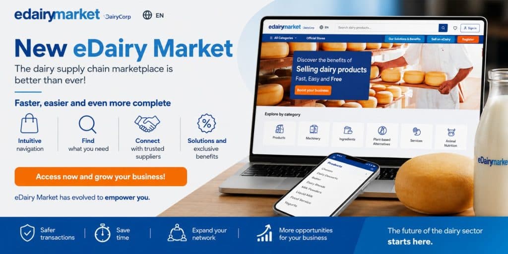eDairyMarket Renews Its Technological Infrastructure to Support the Global Growth of Dairy Trade