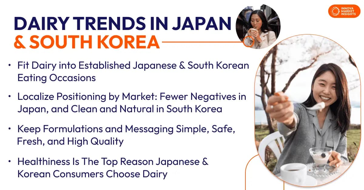 Japan, Korea Dairy Trends Shift to Health and Nutrition