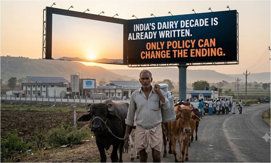 India's dairy decade is already written. Only policy can change the ending.