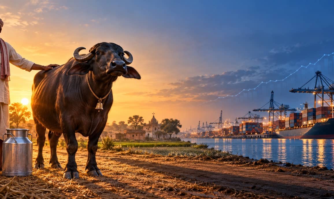 Buffalo Meat Exports Are Now Pricing India's Milk