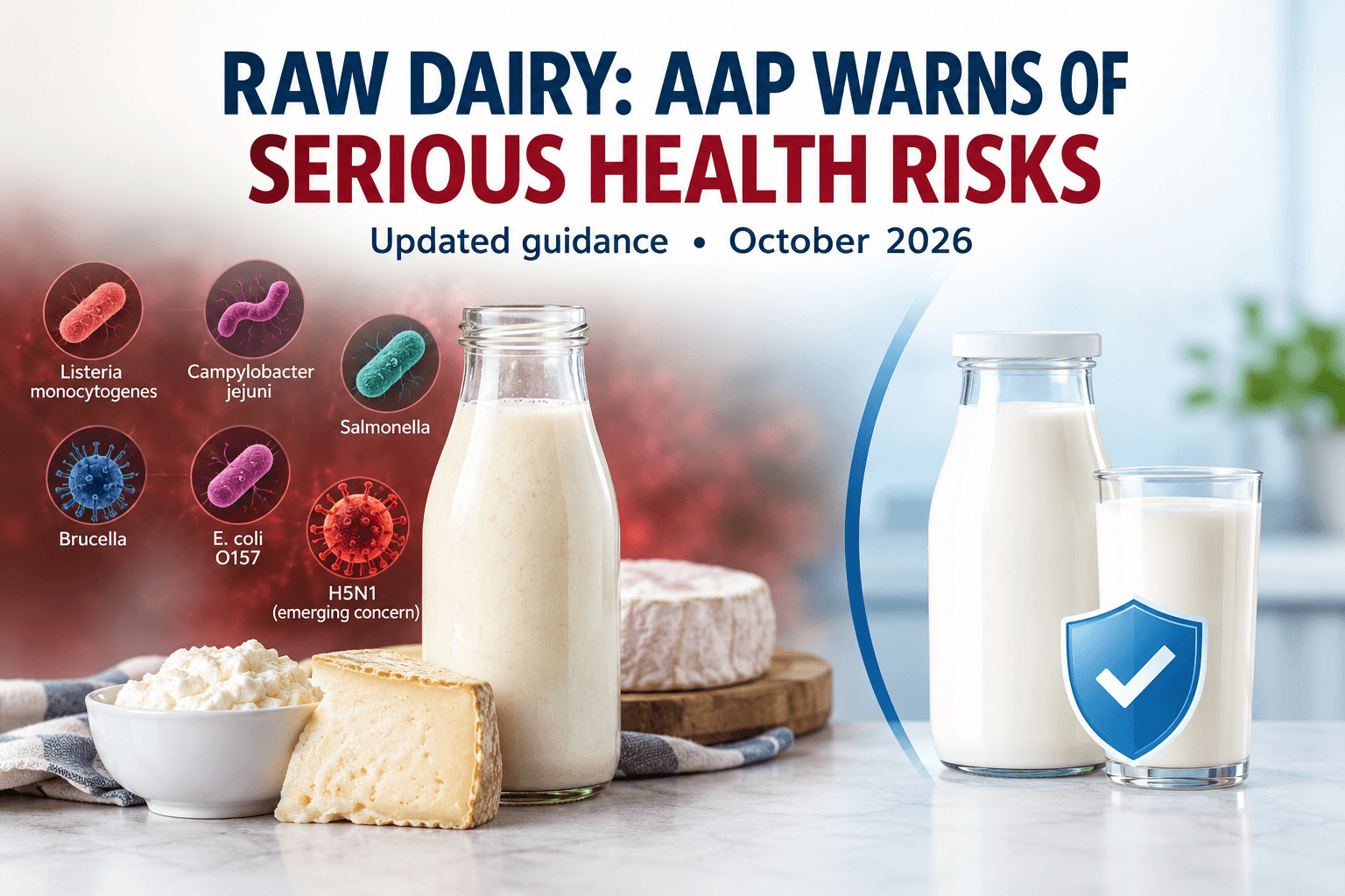 AAP Renews Warning on Raw Milk Health Risks