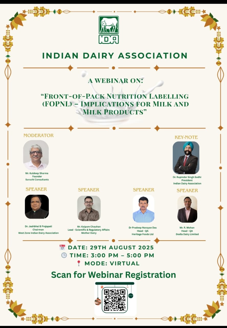 Implications of Health Rating system on FOPL on dairy products