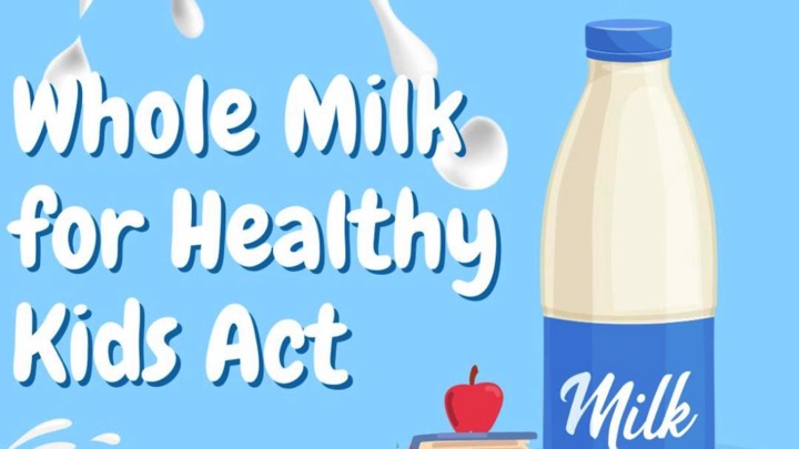 Congress passed the Whole Milk for Healthy Kids Act of 2023 - Dairy News 7X7