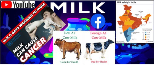 Obnoxious content about cow and milk is allowed on social media - Dairy News 7X7