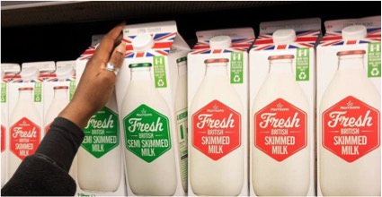 Morrisons switches own brand milk from HDPE to ‘carbon neutral’ cartons - Dairy News 7X7