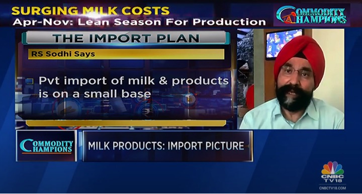 Milk production trebles every 25 years in India: R S Sodhi - Dairy News 7X7