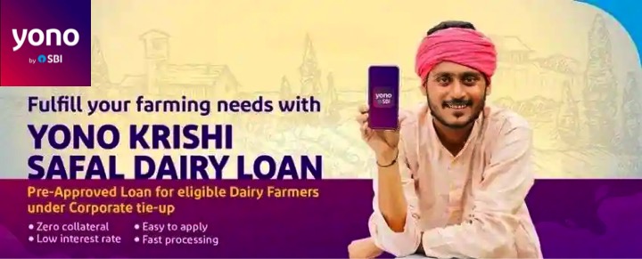 SBI provides YONO Krishi Safal Dairy Loan for the dairy farmers - Dairy News 7X7