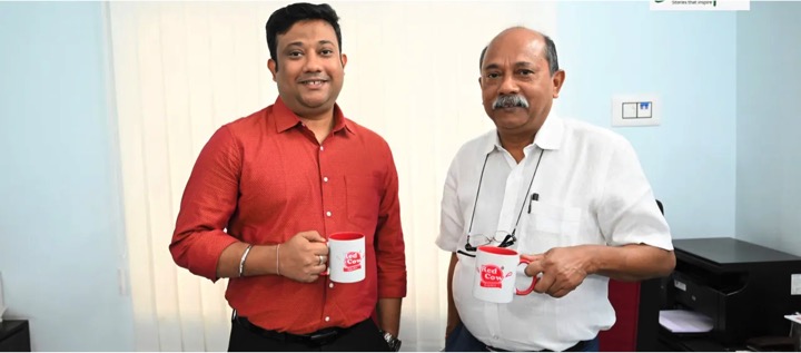 Narayan Majumdar -Milkman of the east rearing a Red cow - Dairy News 7X7