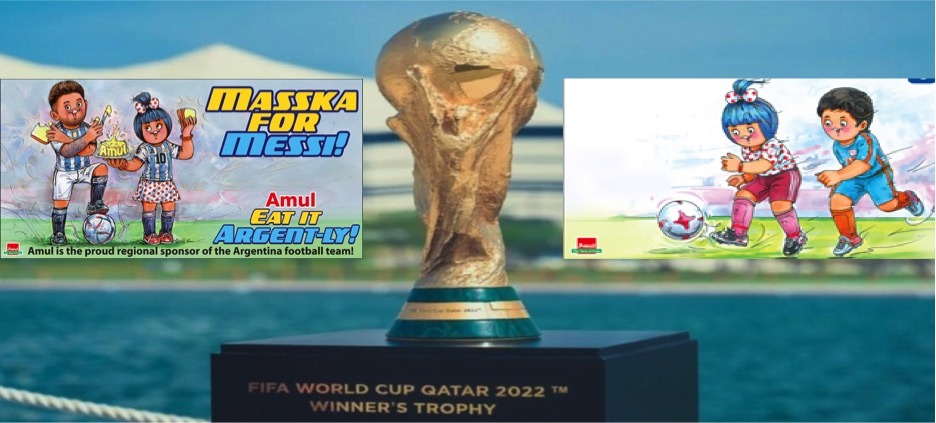 Amul is Regional Sponsor Of Argentina Team For FIFA World Cup 2022 - Dairy News 7X7