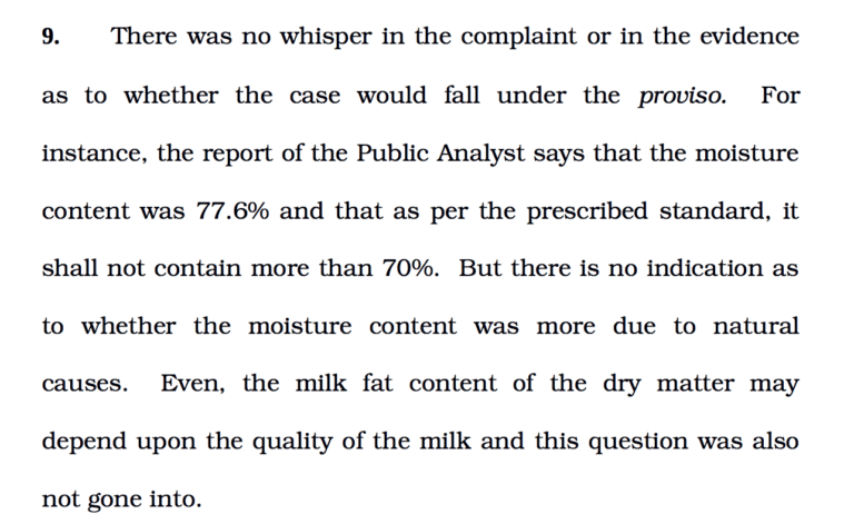 Supreme Court quashes conviction for excess moisture in paneer - Dairy News 7X7