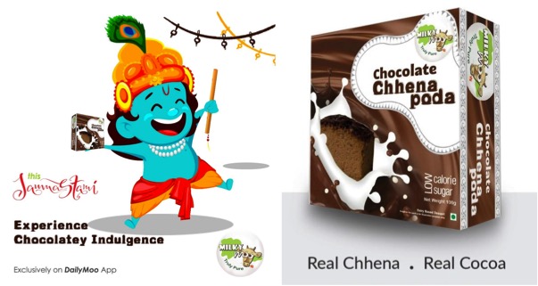 DAIRY NEWS Milk Mantra launched Chocolate Chenna Poda on Janmashtami - Dairy News 7X7