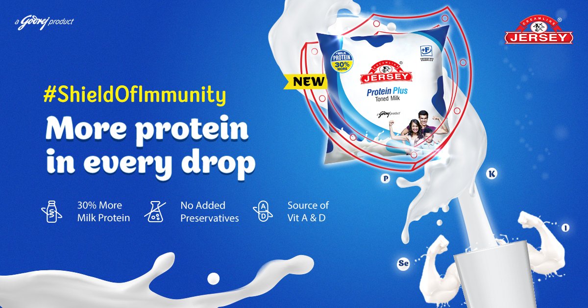 Creamline dairies launched Protein Plus milk - Dairy News 7X7