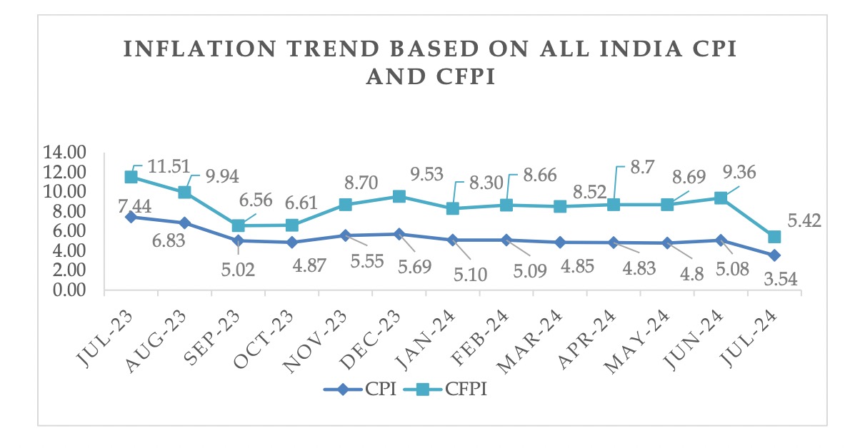 retail inflation July 2024